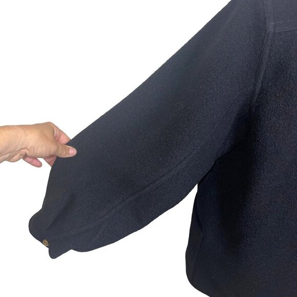 Takeo Nishida Maison De Mode Womens Jacket Black Size Medium Vintage Wool Blend - Picture 8 of 16